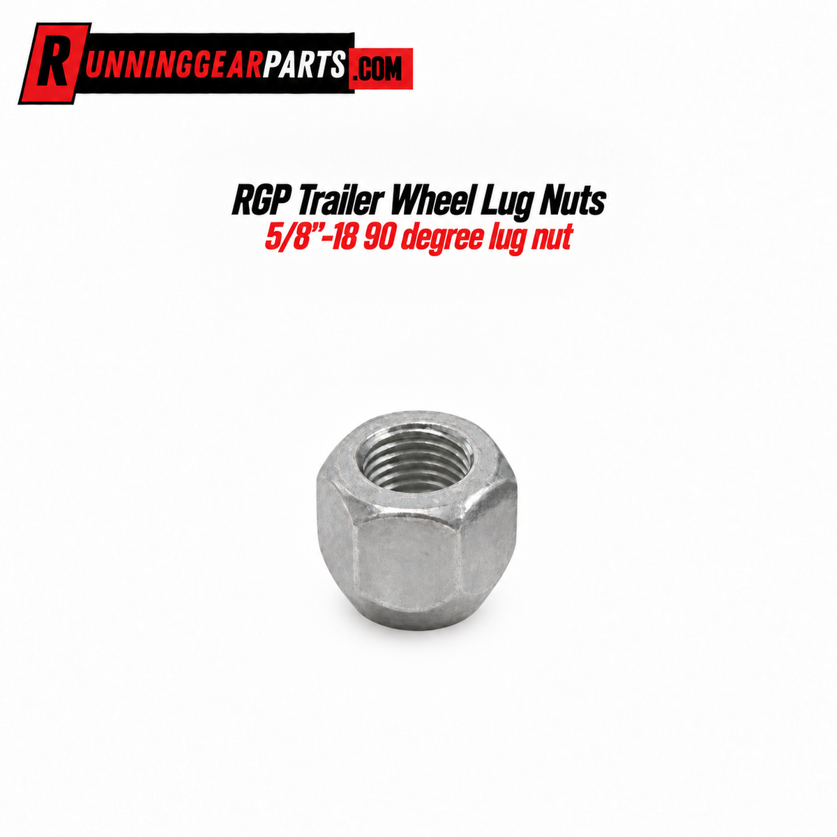 steel trailer wheel lug