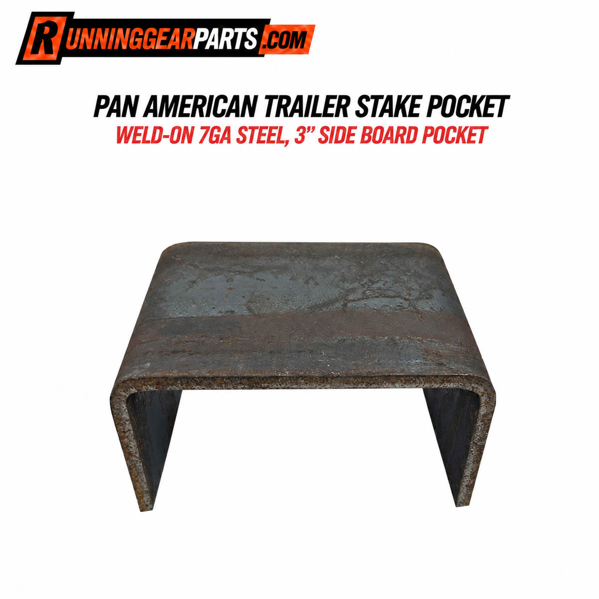 3-inch side board pocket made of weld-on 7GA steel