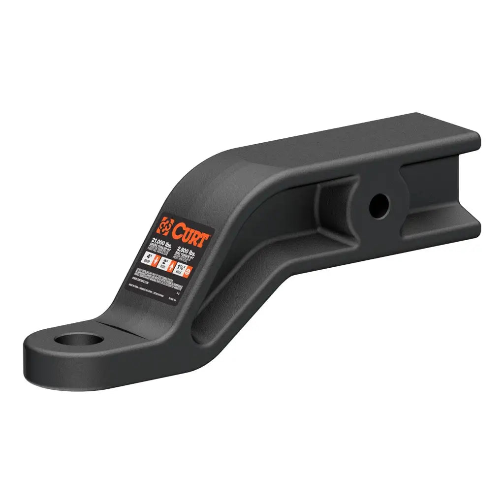 CURT Industrial Duty Forged Ball Mount 3" Shank 4" Drop 9" Length, 2' Rise, 21,000 lbs GTW, 45430
