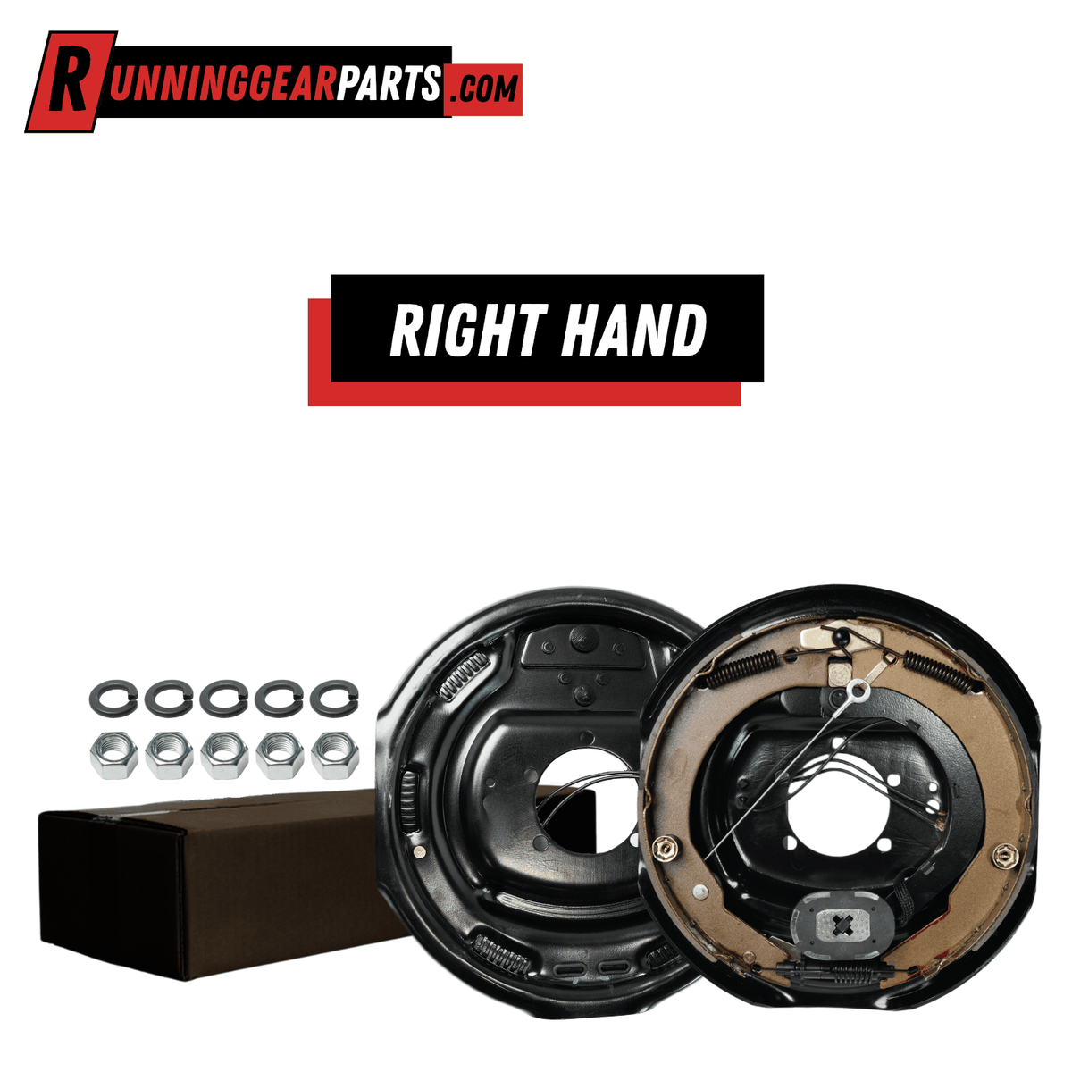 7K Electric Trailer Brake Assembly | 12 in. x 2 in. Self-Adjusting