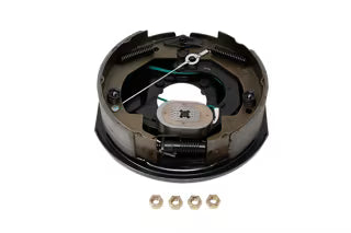 Trailer Parts Pro 3,500 lb Trailer Axles (Per Pair Capacity, 1,750 lb Each), Self-Adjusting, 10" x 2-1/4", Electric Drum Brake, Right Side, 4-Bolt Mount, EB01-108