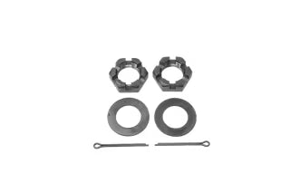 Trailer Parts Pro Fits Axles up to 8,000 lb, 1"-14 Spindle Nut Kit for 1-Axle with Plain Washer & Cotter Pin, 2 Each, RG05-080