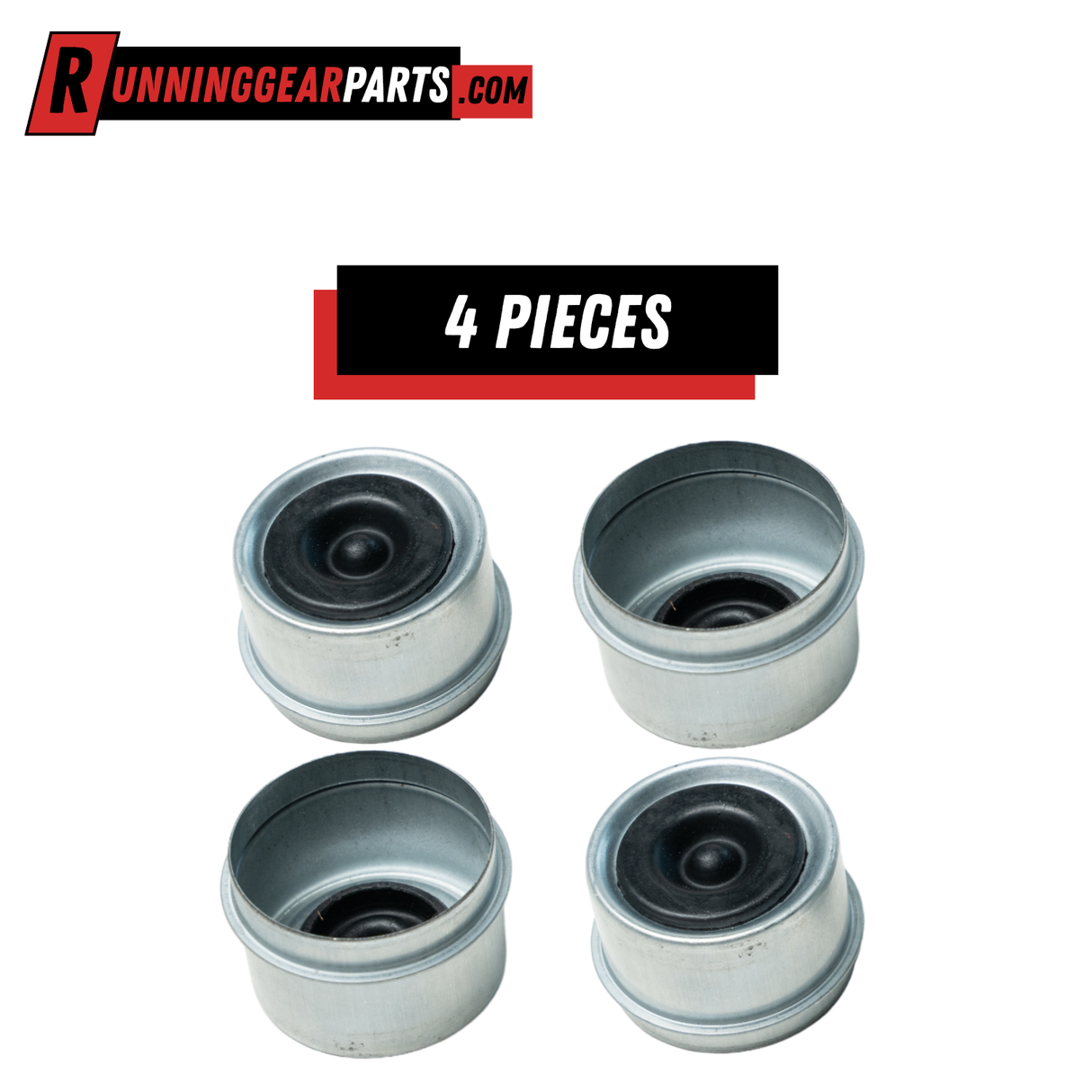 3,500 lbs Trailer Axles Greaseable Dust Caps with Rubber Plug