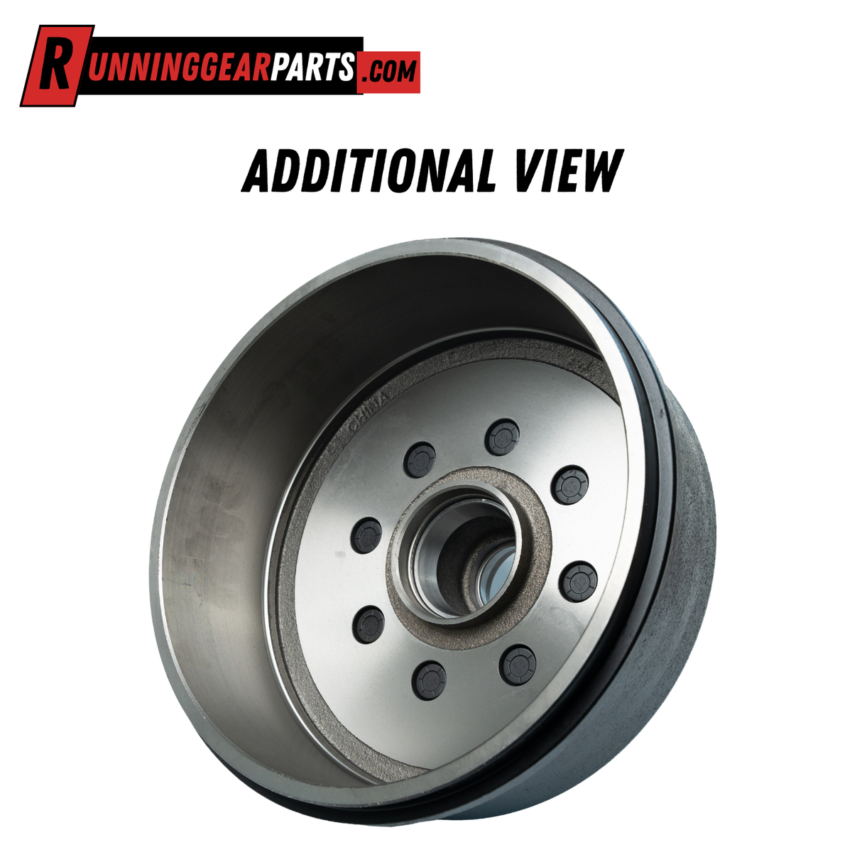 8,000-lb Axles Brake Drum with 8 on 6-1/2" Bolt Pattern, 9/16" Stud, Oil Bath