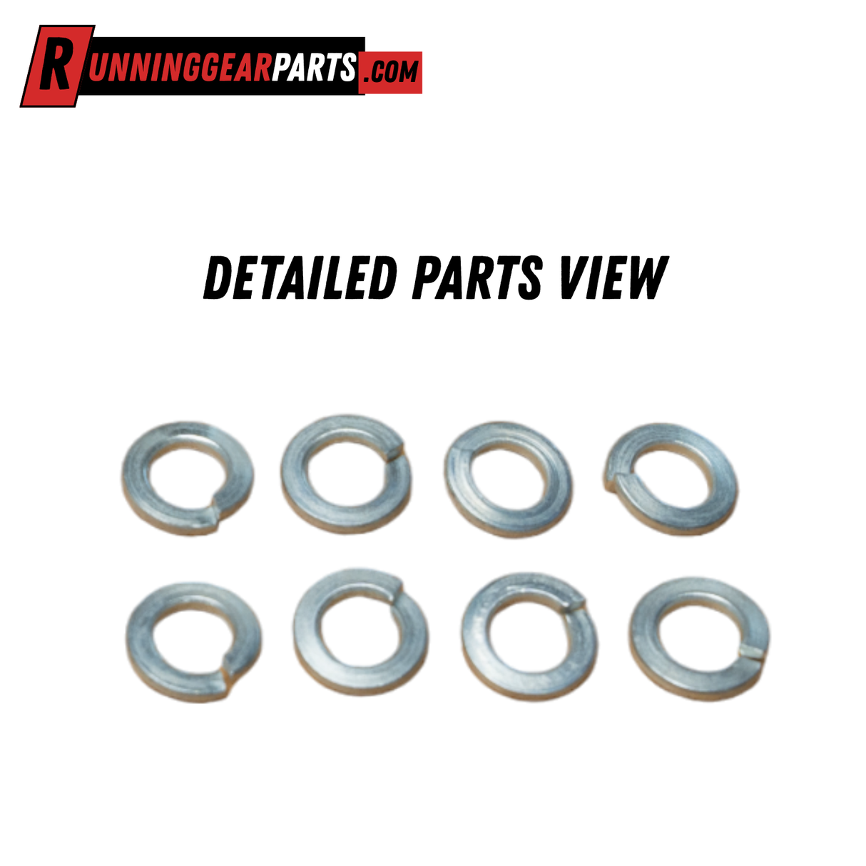 2,000 lb U-Bolt Kit for 1-3/4" Round Axles