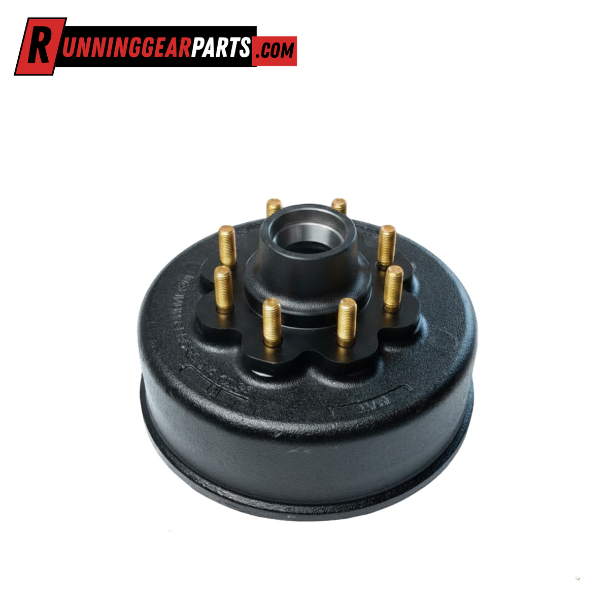 8,000 lb Trailer Hub & Drum Assembly, 8 on 6.5", 5/8" Studs, 12-1/4" x 3-3/8" Brakes