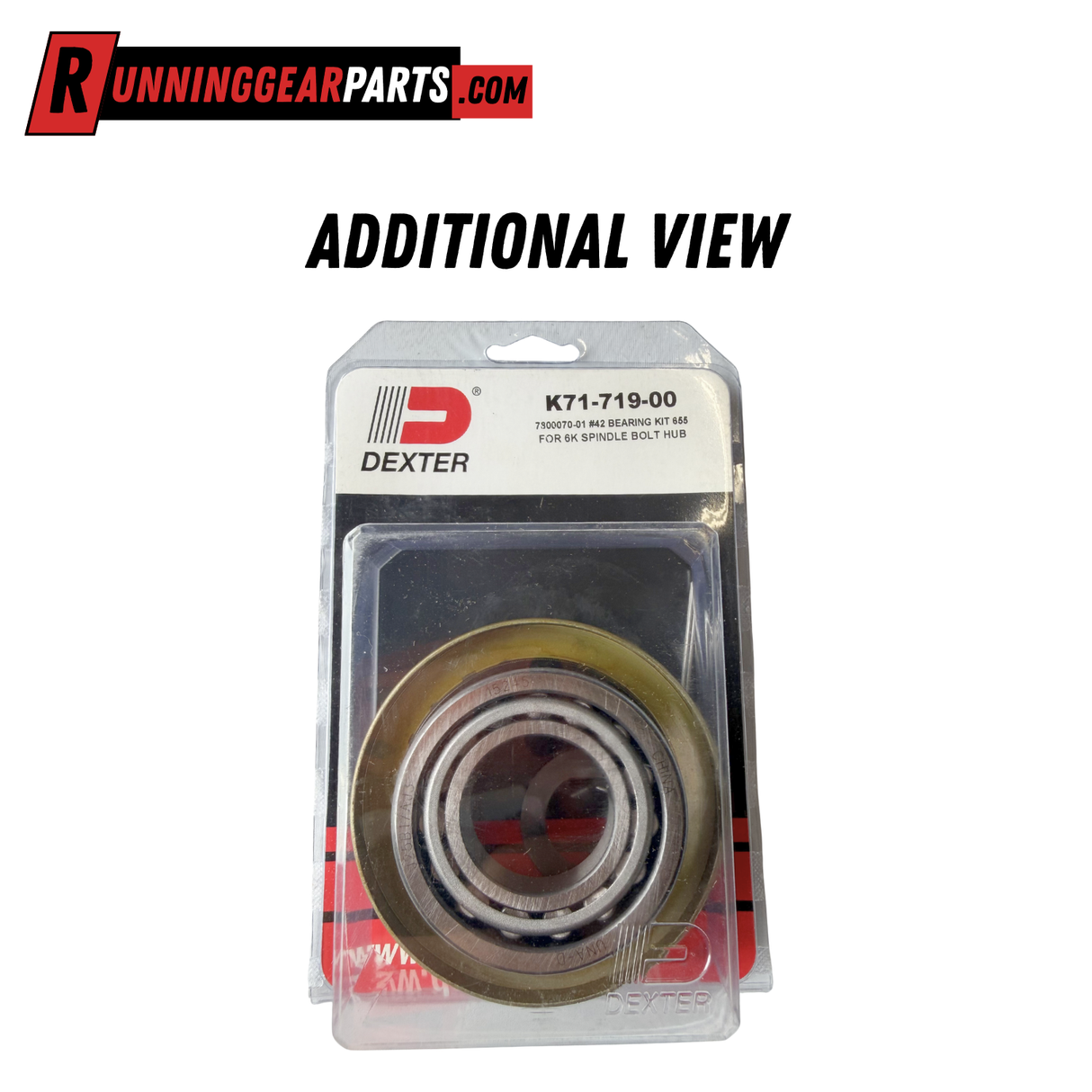 Dexter 6,000 lb Trailer Axles Bearing Kit, K71-719-00, #42 Spindles, Inner and Outer Bearing 15123/25580