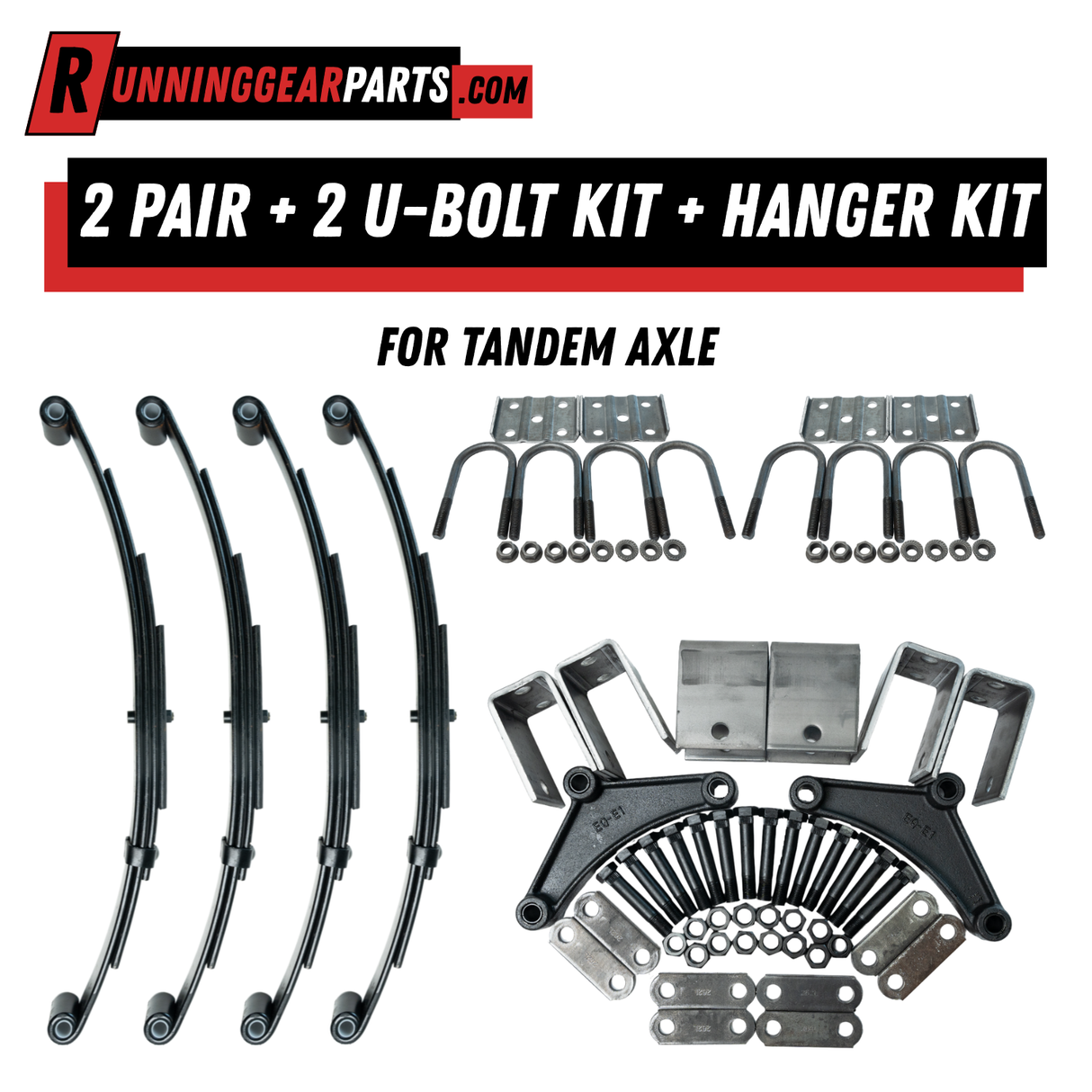 variant: 2 Pair + 2 U-Bolt kit + Hanger kit
