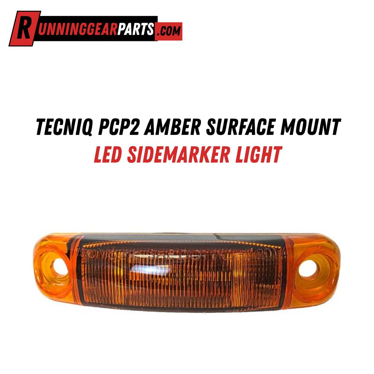 TecNiq PCP2 Amber Surface Mount LED Sidemarker Light, S18-AA00-1