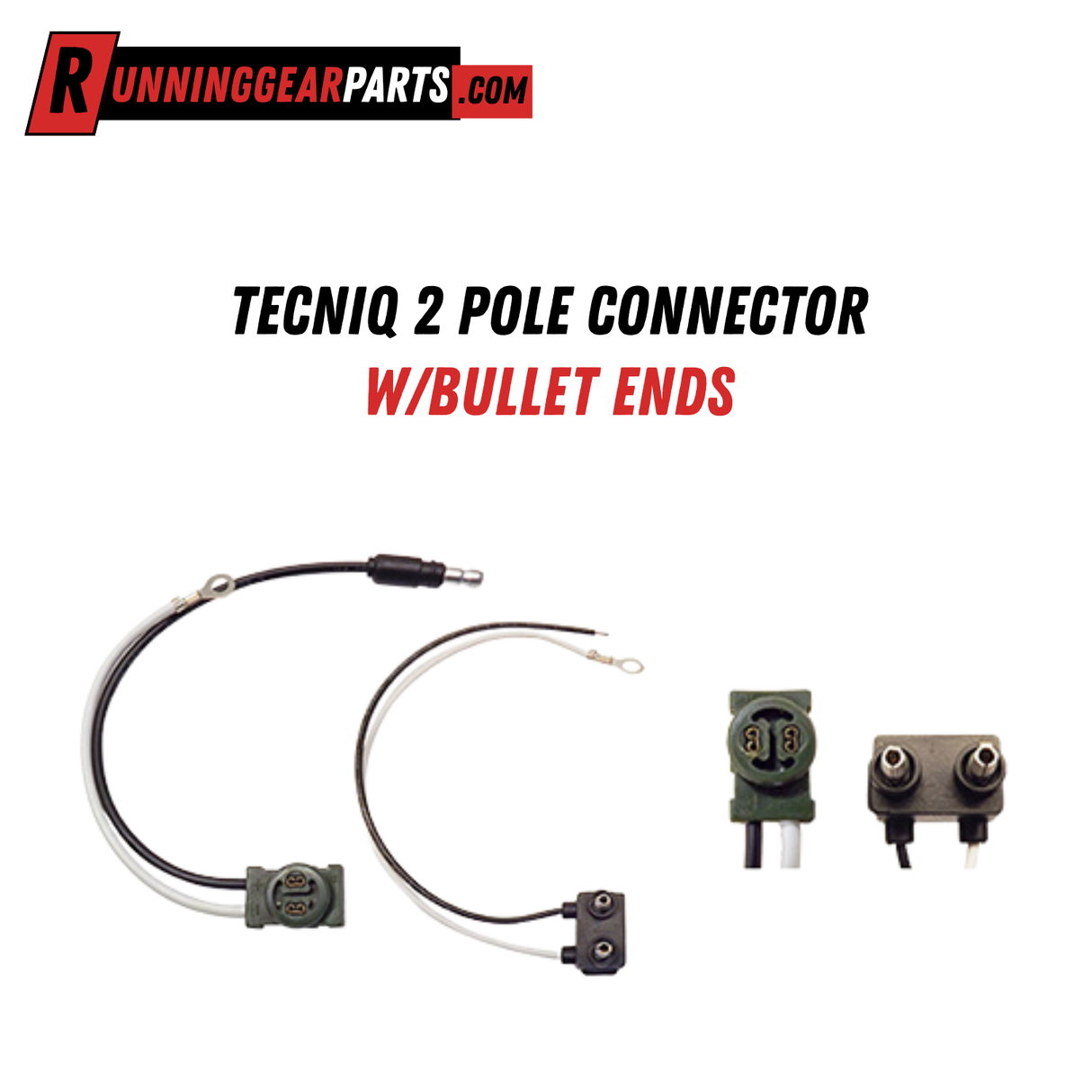 TecNiq 2 Pole Connector W/Bullet Ends, S99-3600-1