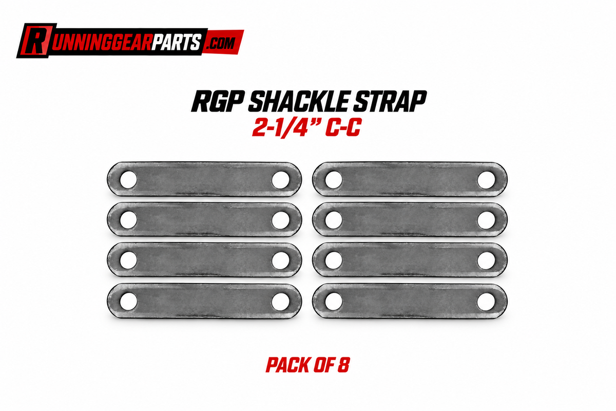 RGP SHACKLE STRAP 2-1/4" C-C' and 'PACK OF 8