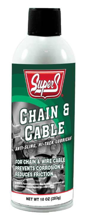 Super S Chain and Cable Lubricant, SUS S410, 10oz Bottle
