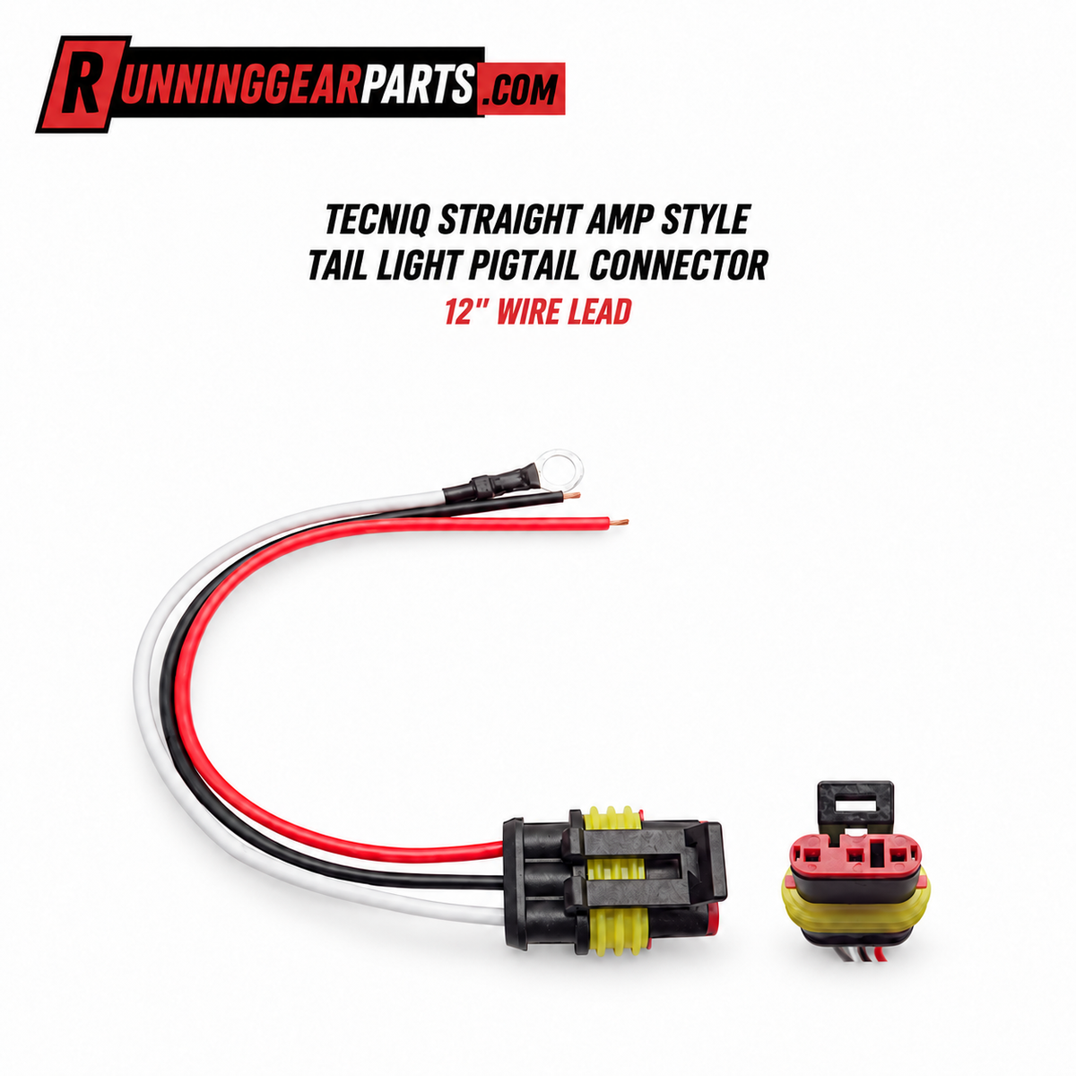 Straight Amp Style Tail light connector