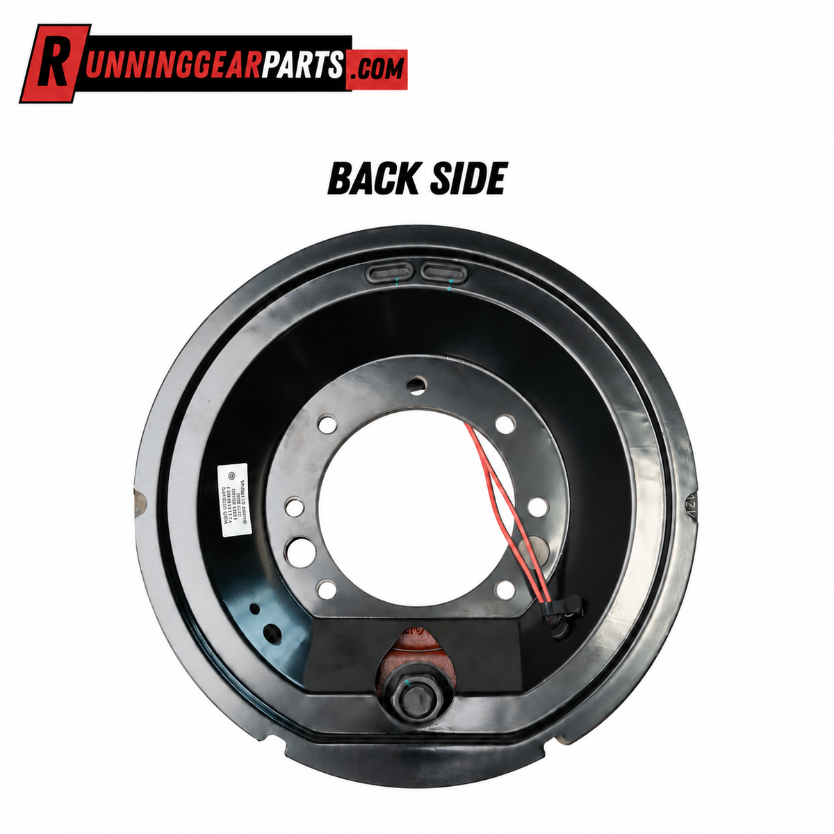 black metal automotive drum brake rotor