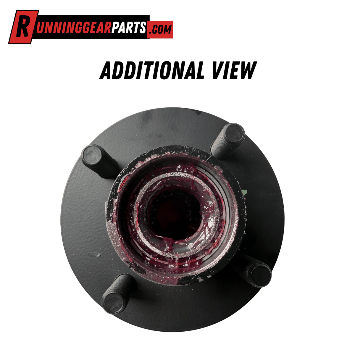 Dexter 2,200 lbs Trailer Idler Hub Assembly Kit - 4 on 4" Bolt Pattern, Pre-Greased with E-Z Lube® Caps, 1/2" Studs, K08-091-1G