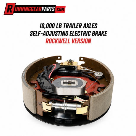 10,000 lb trailer axle self-adjusting electric brake