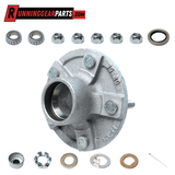 2,000 lb Trailer Idler Hub Kit, 5 on 4.5" Bolt Pattern, Galvanized, Pre-Greased