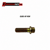Wheel stud, the RGP 10,000–12,000 lb Trailer Axle replacement, in gold-toned steel with threaded shank and hex head.