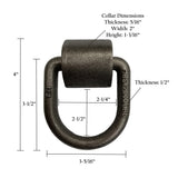 Pan American Lashing Ring 1/2" - Weld On, 48195P