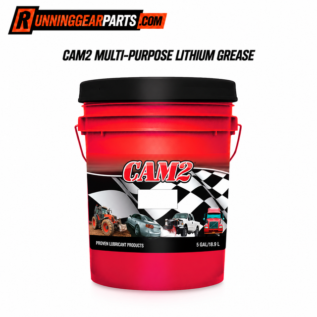 5-gallon red bucket of CAM2 Multi-Purpose Lithium Grease