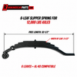 6-leaf slipper spring for 12,000 lbs axles