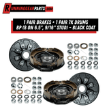 7K Electric Trailer Brake Assembly | 12 in. x 2 in. Self-Adjusting