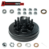 7K Trailer Hub & Drum Assembly | 8 on 6.5 in., 5/8 in. Studs