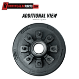 7K Trailer Hub & Drum Assembly | 8 on 6.5 in., 5/8 in. Studs