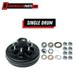 7K Trailer Hub & Drum Assembly | 8 on 6.5 in., 9/16 in. Studs