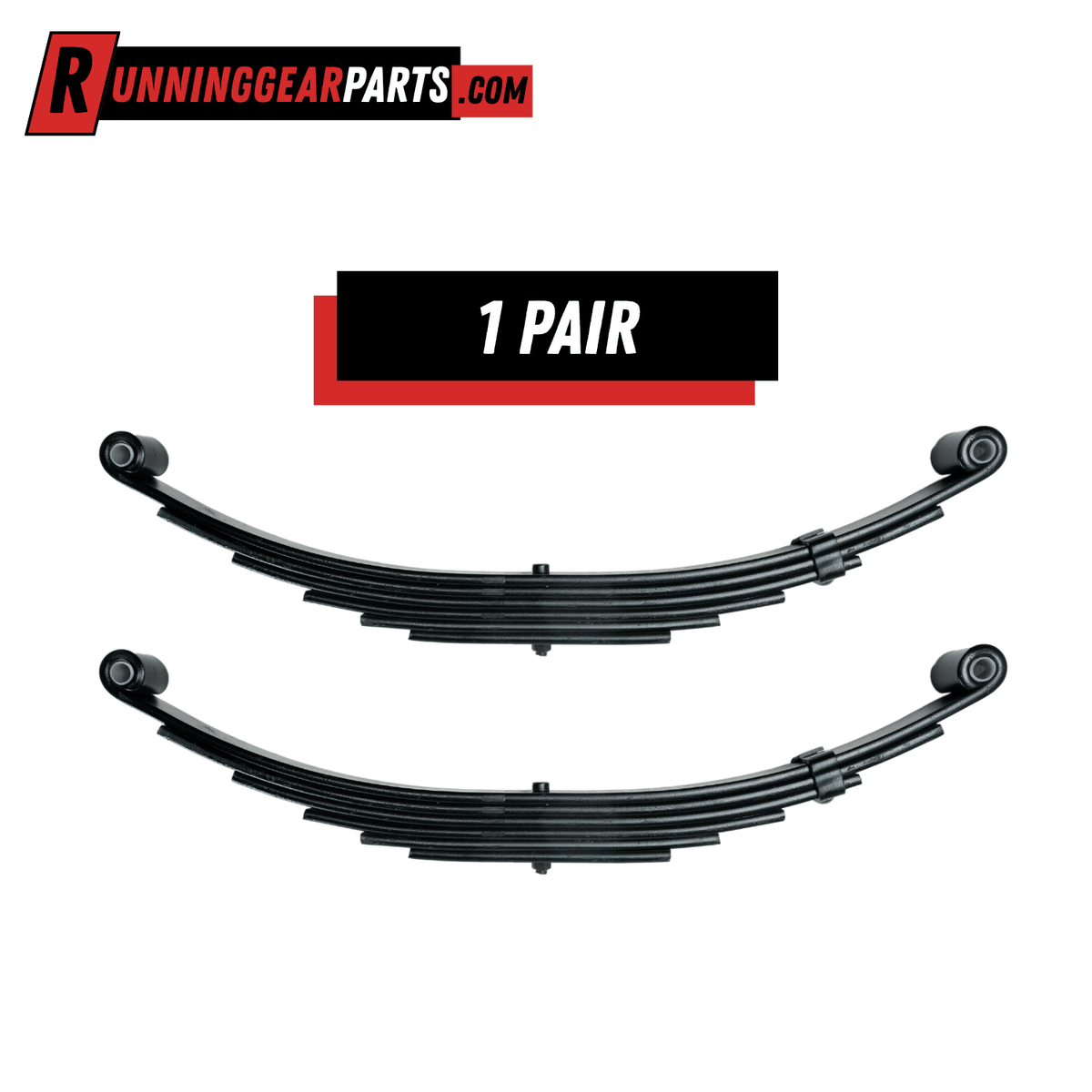 7K Trailer Leaf Springs | 6-Leaf Double-Eye Suspension