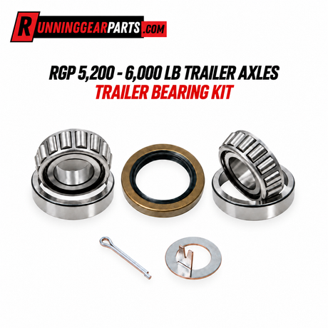 set of trailer bearing components for RGP 5,200 - 6,000 LB trailer axles