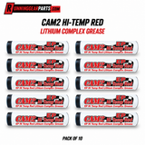 Hi-Temp Red Lithium Complex Grease tubes 