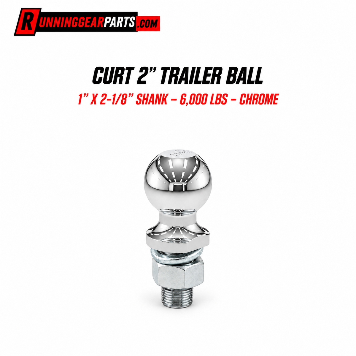 Curt 2-inch trailer ball hitch 