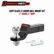 Curt Class 3 Loaded Ball Mount Kit with a 2" shank and 2" drop