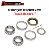 Dexter 2,000 lb Trailer Axles Trailer Bearing Kit, K71-715-00, BT8 Spindles, Inner and Outer bearing L44643/L44643