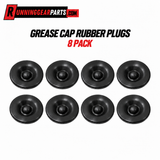 GREASE CAP RUBBER PLUGS - 8 PACK