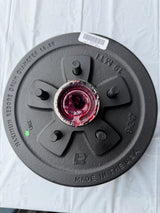 Dexter 3,500 lbs Axles Hub & Drum Assembly Kit, 5 on 4-1/2" Bolt Pattern, 1/2" Stud, Pre-Greased, K08-247-1G