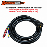7-WAY WITH CENTER PIN, 10FT CORD