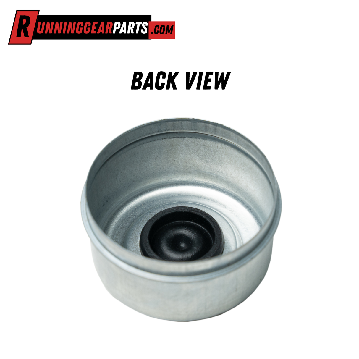 7,000 -8,000 lbTrailer Axles 2.75" OD Greaseable Dust Caps with Rubber Plugs, 8-Lug