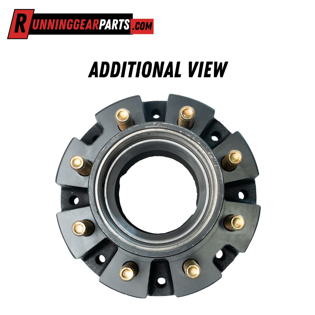 Hub for Dexter 12,000 lb Axles, 8 on 6.5" Bolt Circle, Pre-Installed Races, Replaces 008-214-08