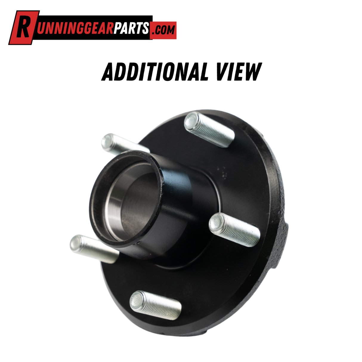 2,000 lbs Axle Trailer Idler Hub Kit, 5 on 4.5", L44649 Bearings, Dust Cap & Castle Nut Included