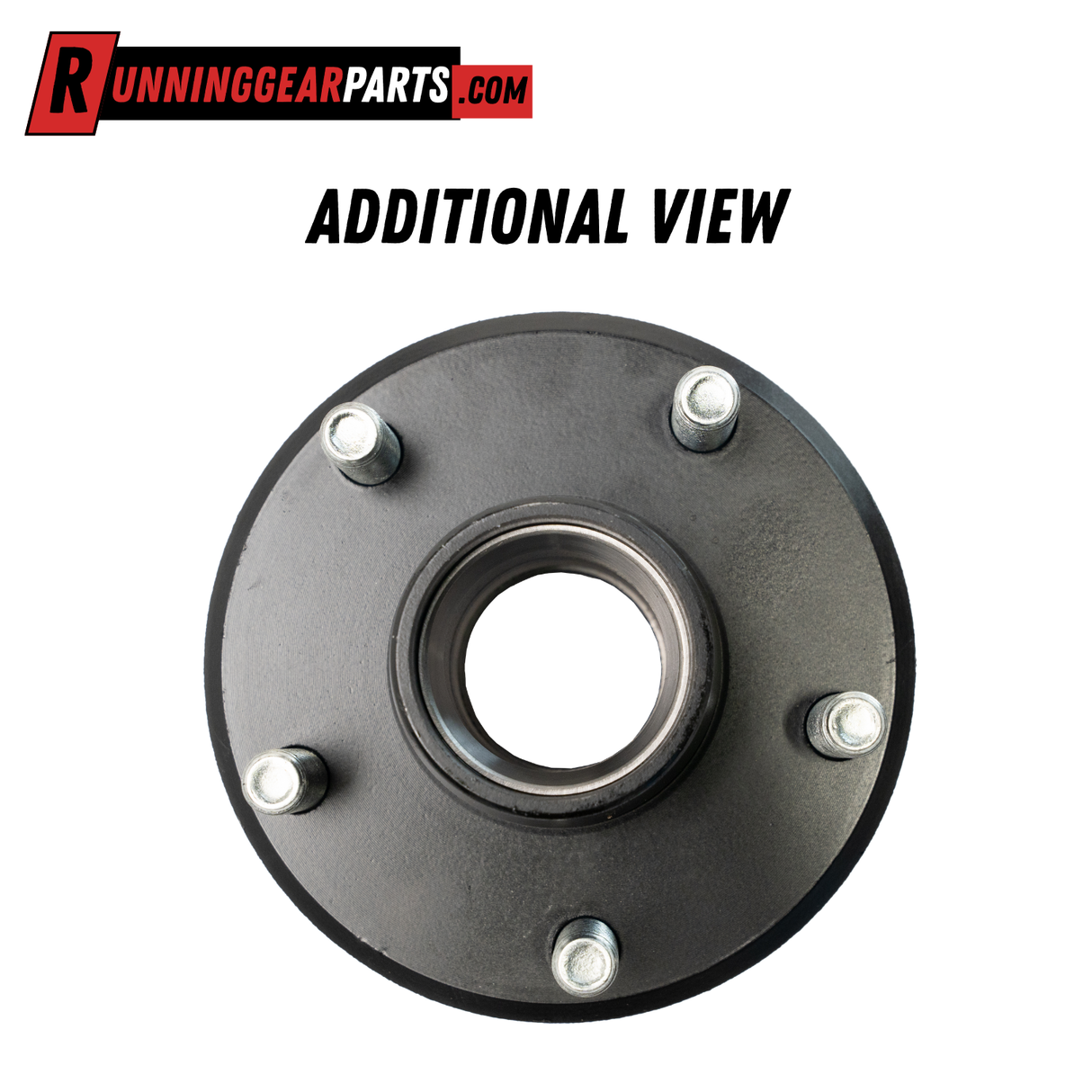 2,000 lbs Axle Trailer Idler Hub Kit, 5 on 4.5", L44649 Bearings, Dust Cap & Castle Nut Included