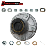 3,500 lb Axle Trailer Idler Hub Assembly 5 on 5" L68149 / L44649 Bearings EZ Lube Cap and Hardware Included · Galvanized