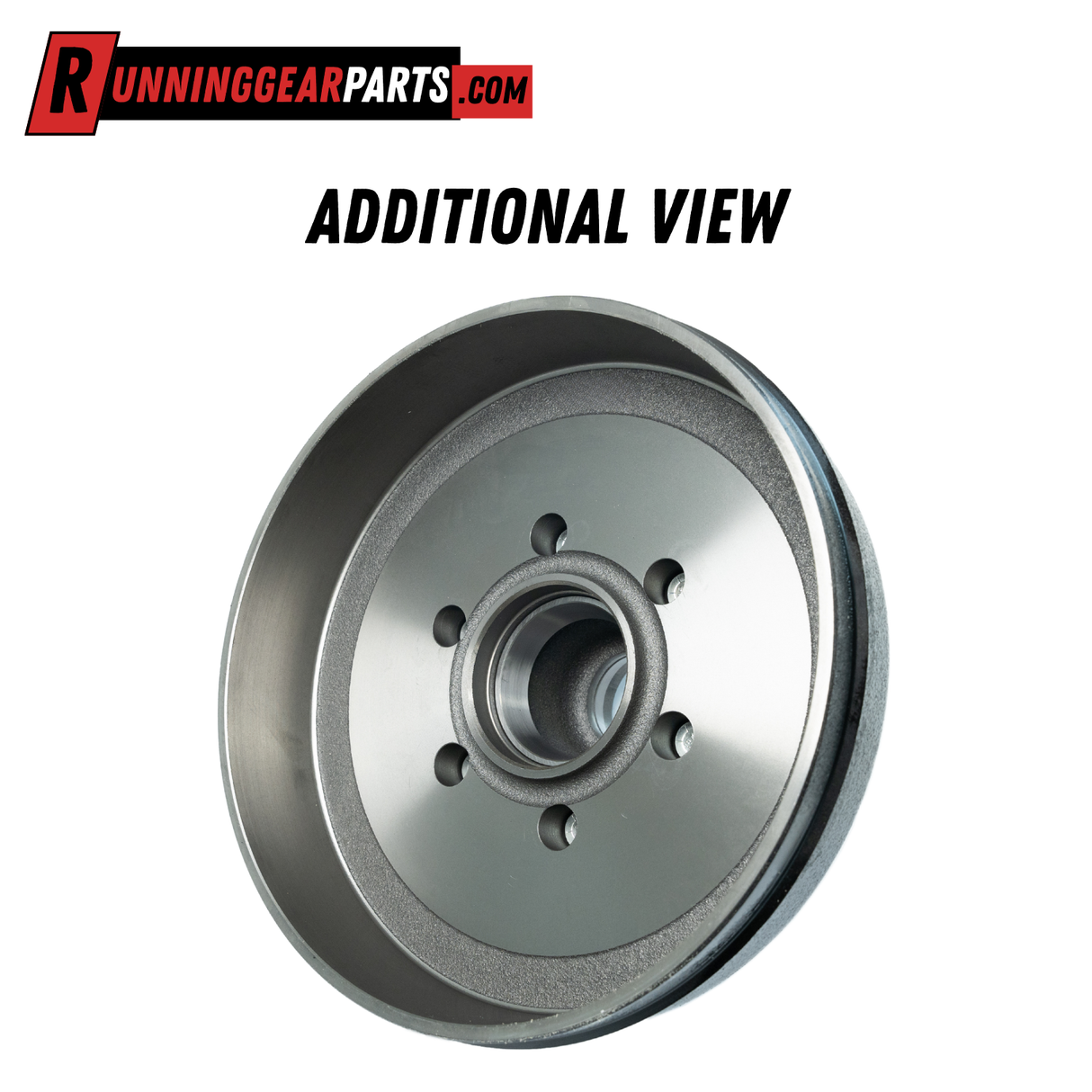 6,000 lb Trailer Axle Drum Kit - 6 on 5.5" Bolt Circle, Pre-Greased