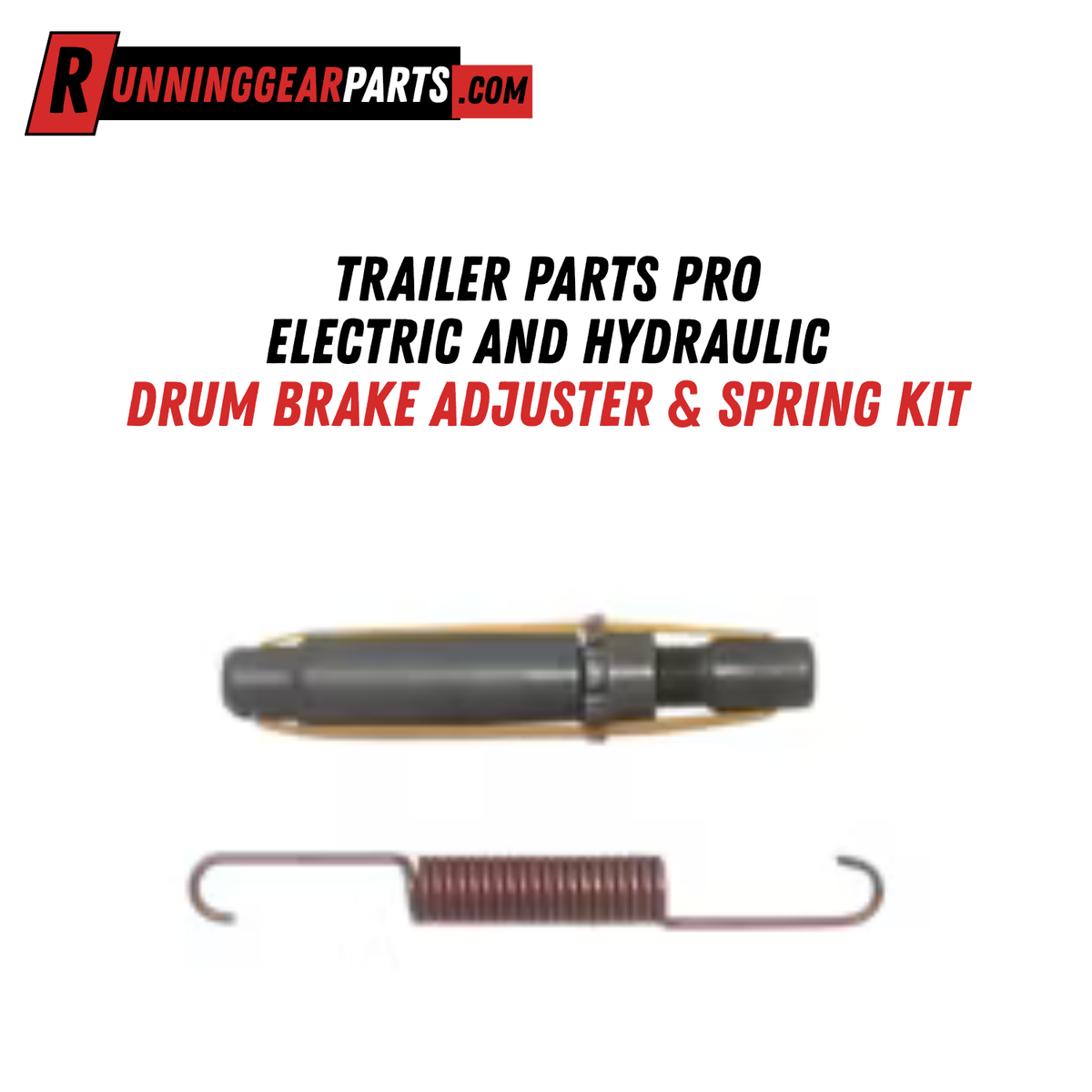 Trailer Parts Pro Electric and Hydraulic Drum Brake Adjuster & Spring Kit, BP10-065