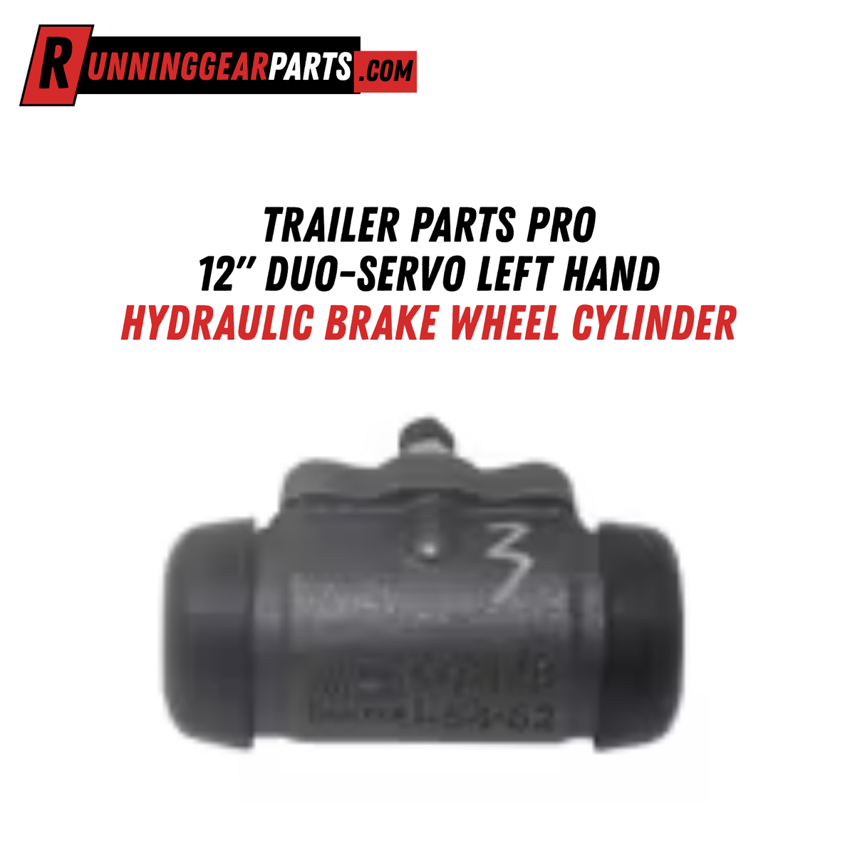 Trailer Parts Pro 12" Duo-Servo Left Hand Hydraulic Brake Wheel Cylinder BP17-050