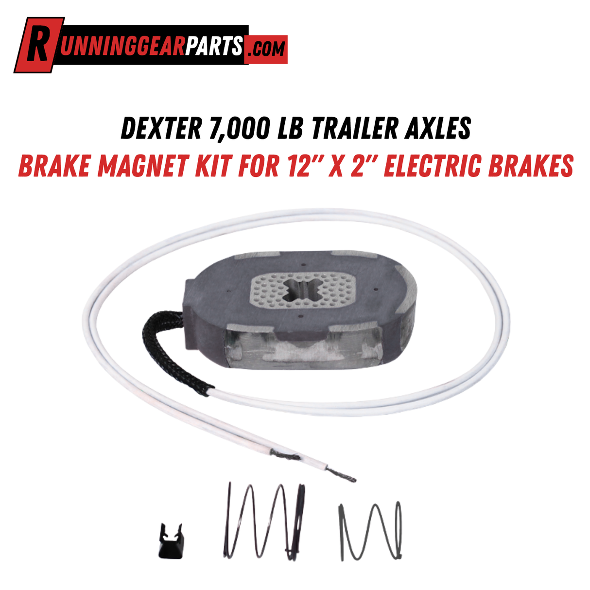 Dexter 7,000 lb Trailer Axles Brake Magnet Kit for 12" x 2" Electric Brakes, K71-125-00