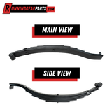 8,000 lb Trailer Axles, 6-Leaf, 29.5" Free Length, 2" Width Slipper Spring