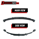 4-leaf double eye spring for 5000 lb axles, 25-1/4" free length, 1-3/4" wide