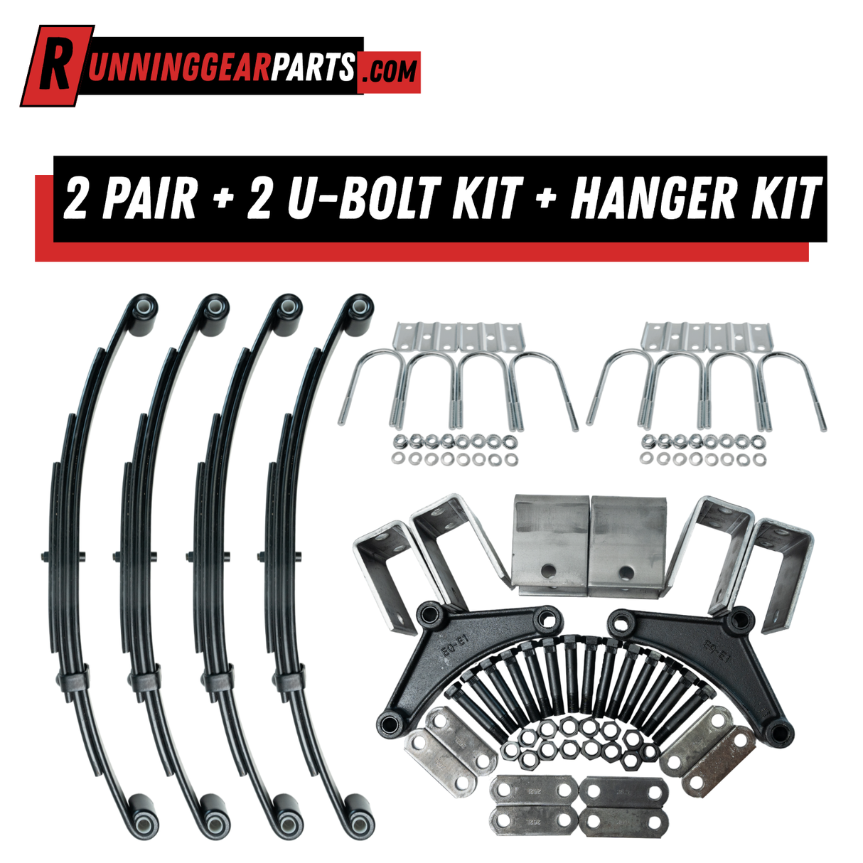 variant: 2 Pair + 2 U-Bolt kit + Hanger kit